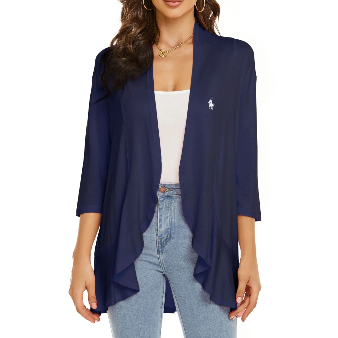 RL Women’s Open-Front Cardigan – Timeless Elegance