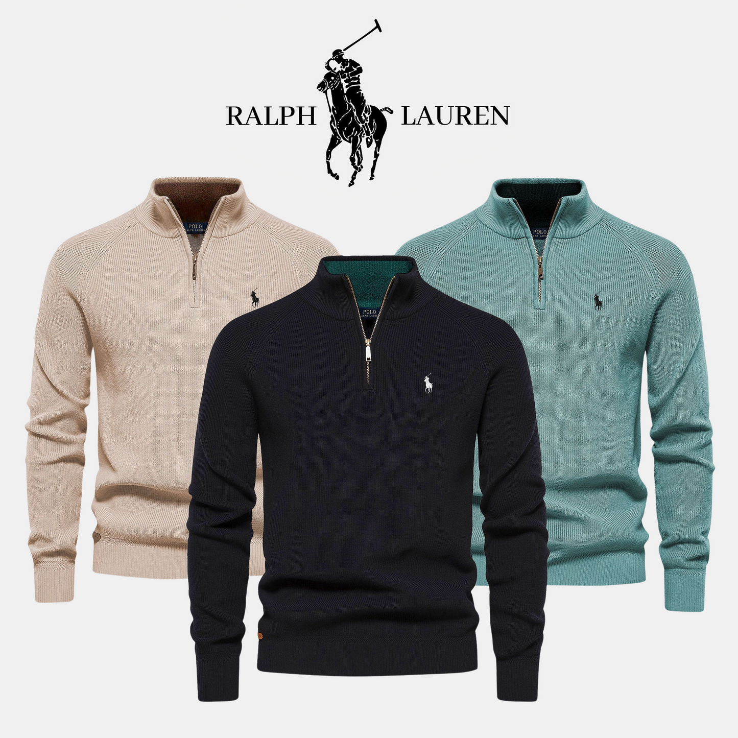 R&L Zip-Neck Jumper - Limited Stock