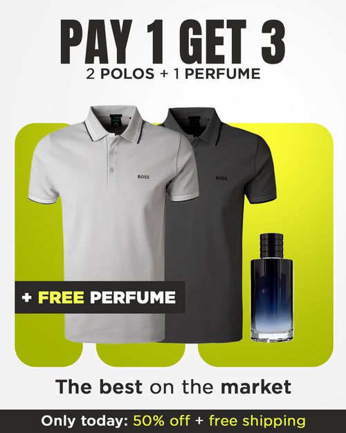 BOSS Polo Set [BUY 1, GET 3] + Free Perfume Gift