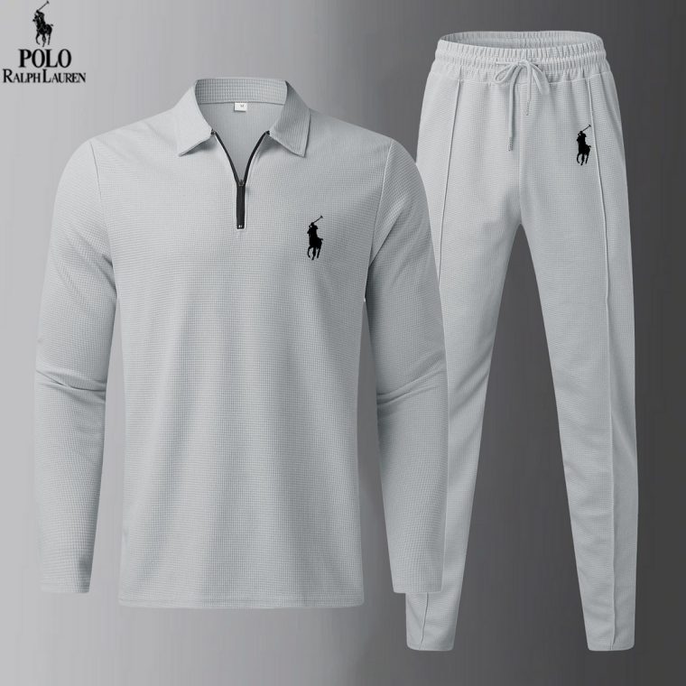 Valen RL™ | Sommer-Set mit Struktur – T-Shirt & Shorts für Herren