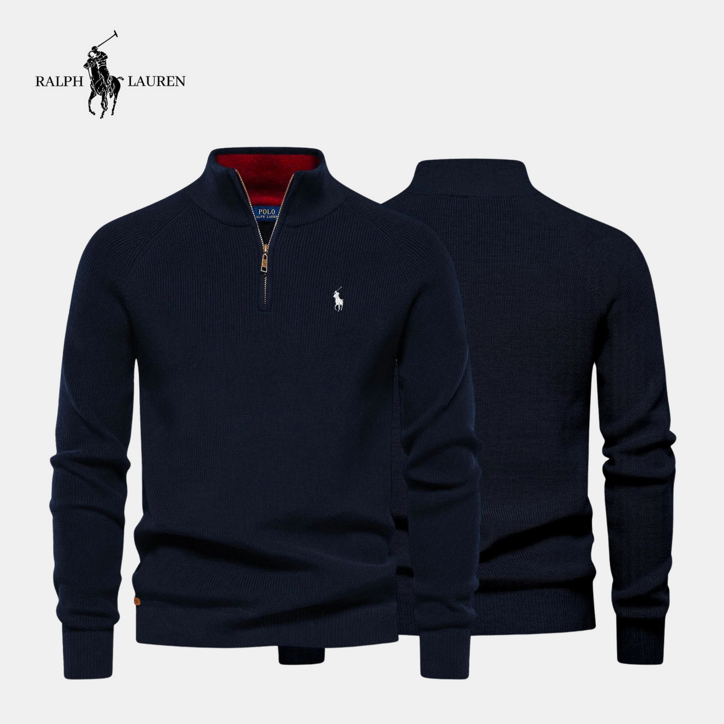R&L Zip-Neck Jumper - Limited Stock